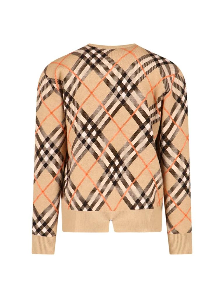 Burberry Burberry Nova Check Long-Sleeved Crewnecck Jumper 2