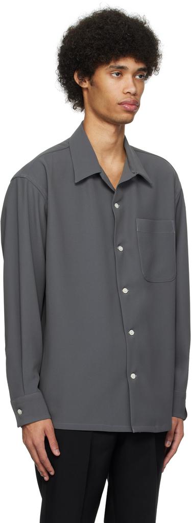 n.hoolywood Gray Patch Pocket Shirt