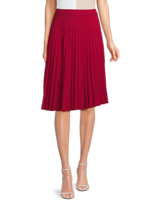 Love Ady ​Accordion Pleated Knee Length Skirt