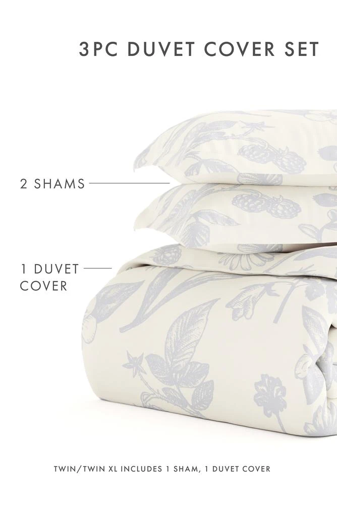 IENJOY HOME Premium Ultra Soft Garden Pattern 3-Piece Duvet Cover Set 5