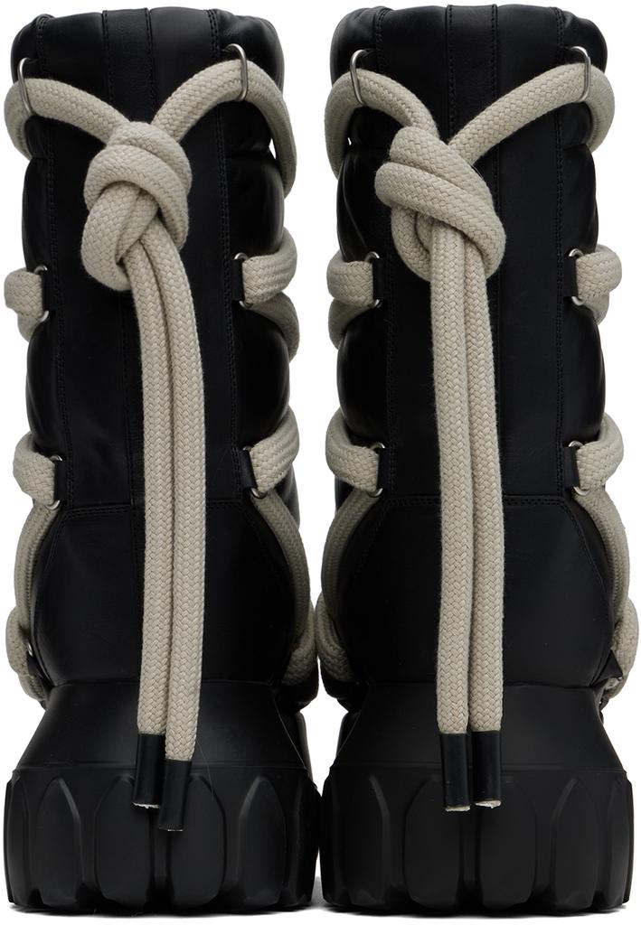 【送関込】RICK OWENS☆Porterville beatle mega tractor Black Porterville Flared Mega Tractor Boots by Rick Owens on