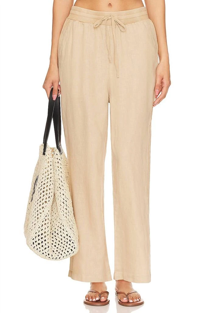 Michael Stars Nolan Pull On Pants In Natural 1