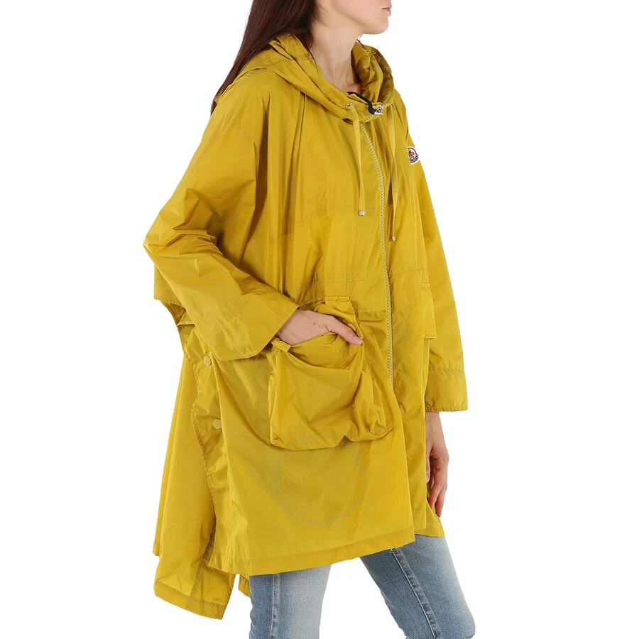 Moncler Ladies Dark Yellow High-low Rain Coat 2