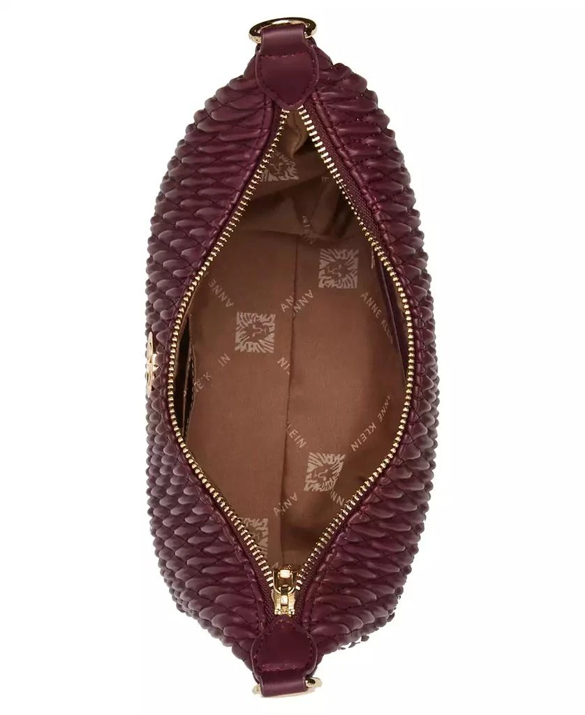 Anne Klein Ruched Quilted Small Shoulder Bag 4