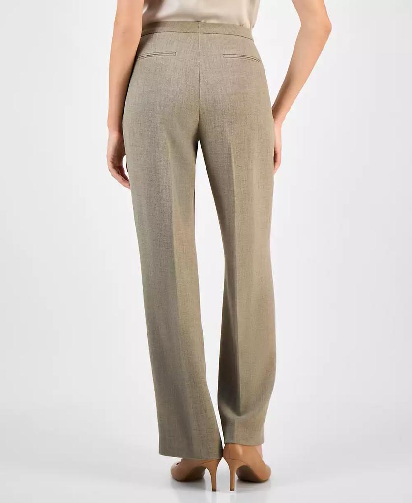 Kasper Women's Mid Rise Straight Leg Pants, Regular & Petite