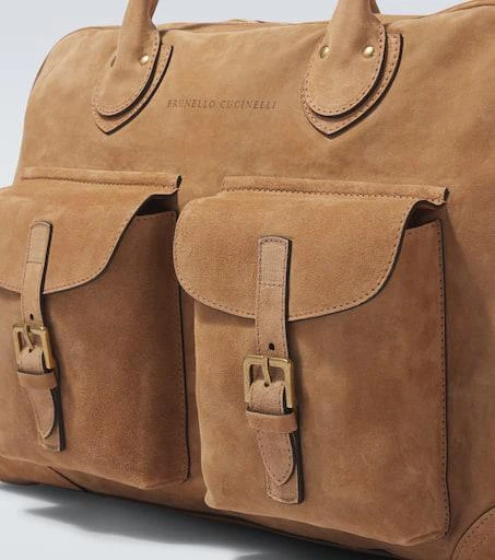 Brunello Cucinelli Suede duffel bag 6