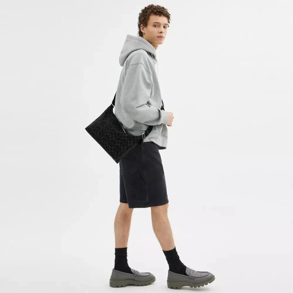 Coach Finn Crossbody Bag In Signature Denim 2