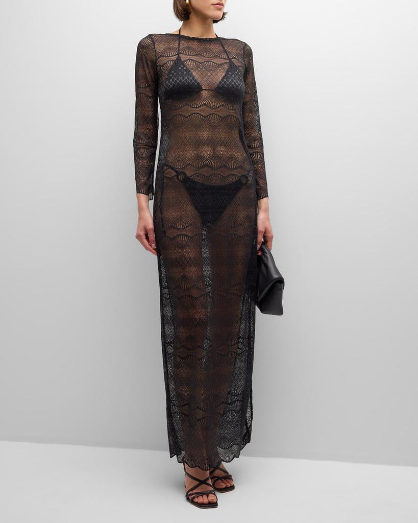 Alexandra Miro Aliona Lace Maxi Dress