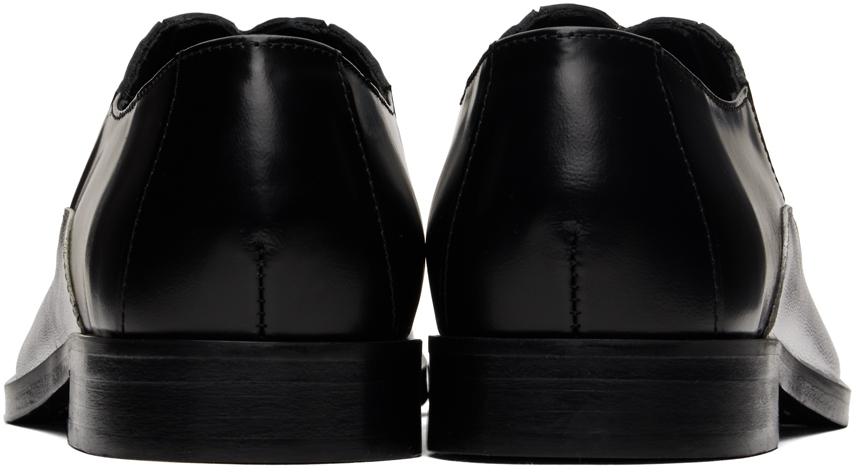Black & Silver 4 Slashed Loafers – On Sale Now with Up to 60% Off