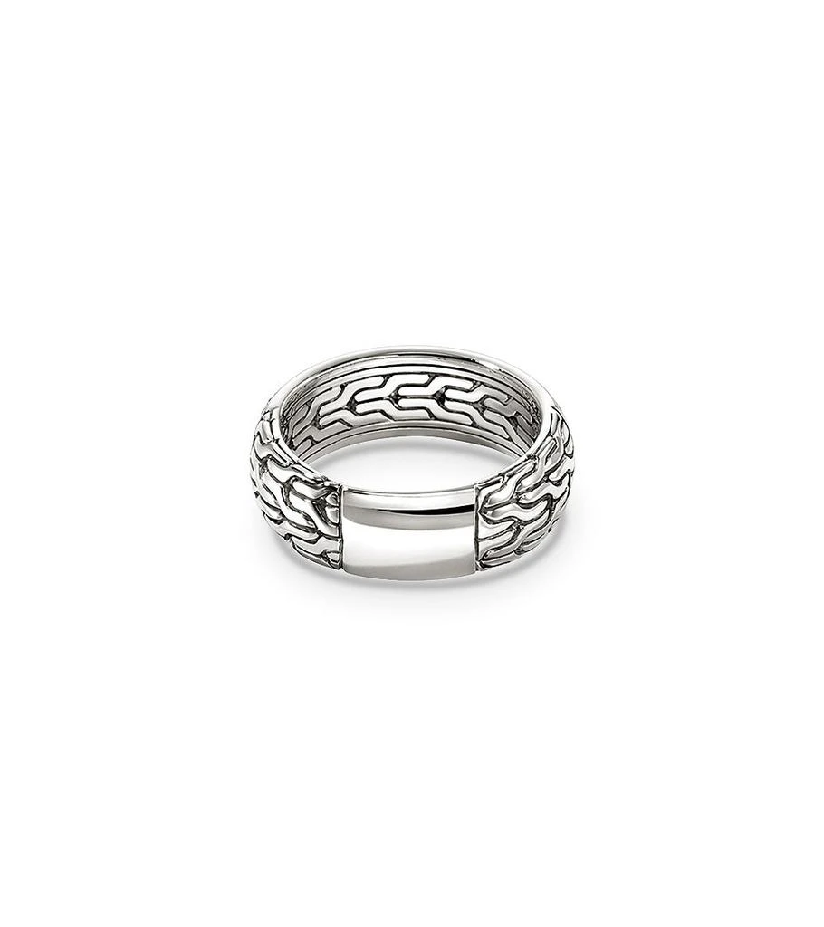John Hardy Sterling Silver JH Essentials Pavé Diamond Band Ring, 1.07 ct. t.w. 4