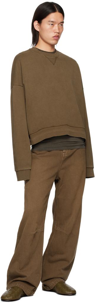 Entire Studios Brown Box Sweatshirt XL - Tops - BeyondStyle Entire Studios Brown Box Sweatshirt XL - Tops - BeyondStyle