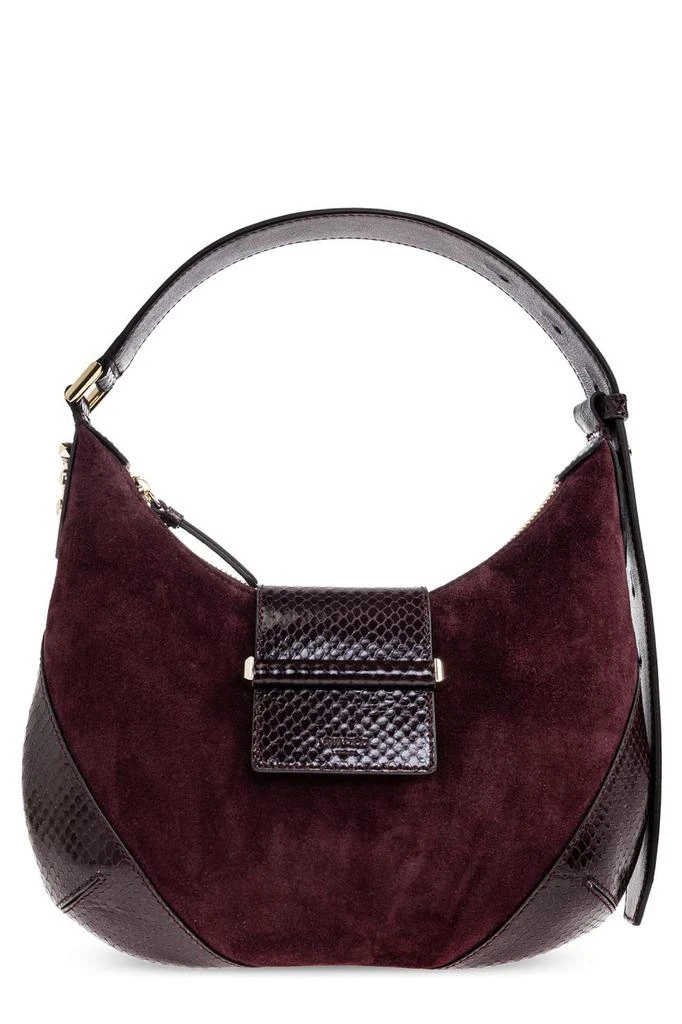 Jimmy Choo Jimmy Choo Logo Embossed Shoulder Bag from Cettire