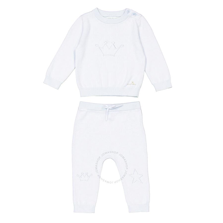 Marie Chantal Pointelle Crown Crawler Set
