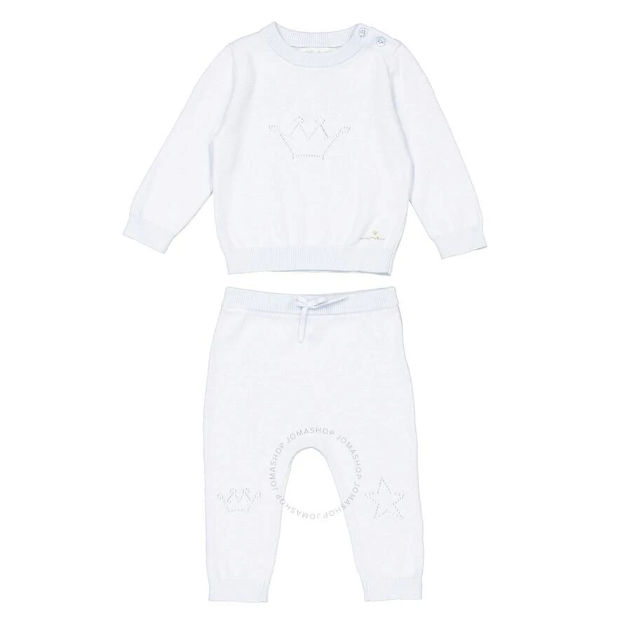 Marie Chantal Marie Chantal Pointelle Crown Crawler Set, Size 24M 1
