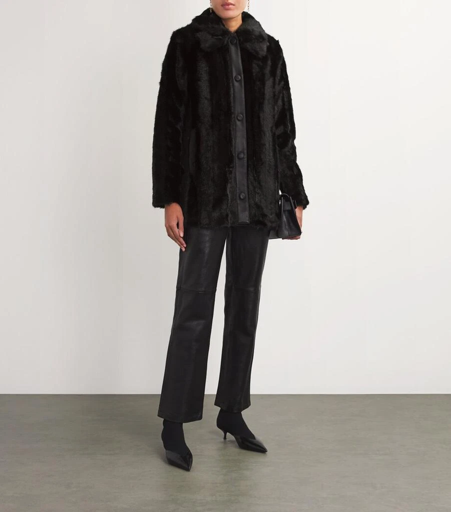 Claudie Pierlot Faux Fur Coat 2