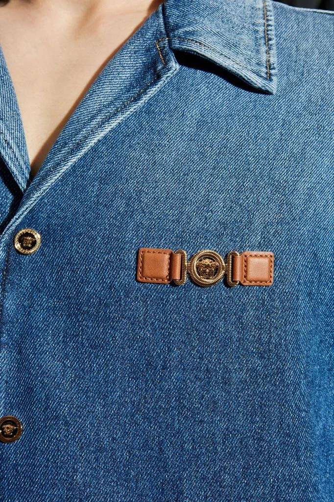 Versace Versace Short-Sleeved Denim Shirt 4