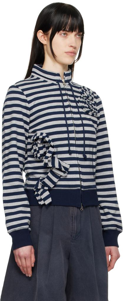 open yy APPLIQUÉ ZIPUP JACKET OPEN YY