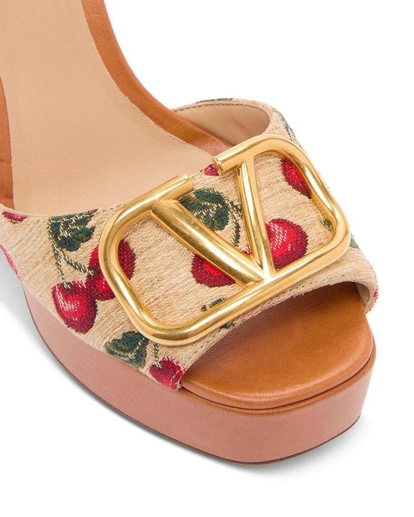 Valentino Women's VLogo Platform Sandals 6
