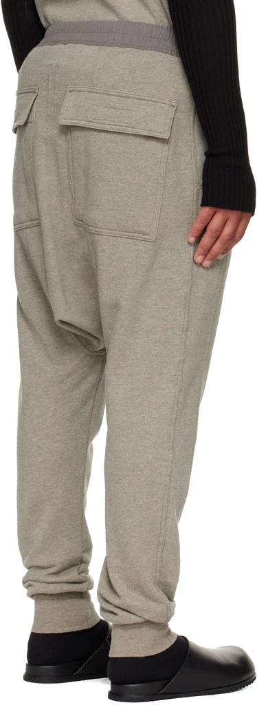 Rick Owens Gray Concordians Drawstring Sweatpants 3