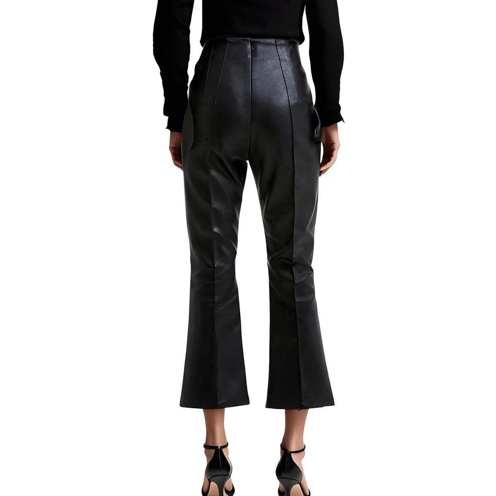 French Connection Womens Pocket Polyester Flared Pants 2