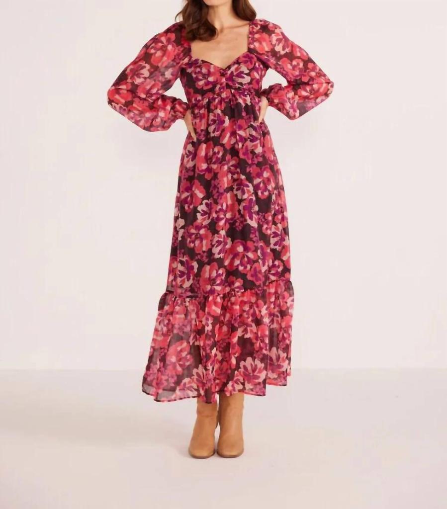 MINKPINK Minkpink - Savannah Babydoll Midi Dress