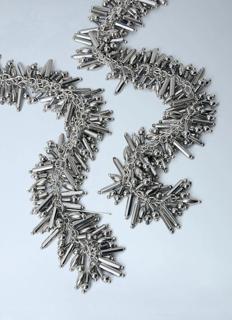 Dries Van Noten Embellished Metal Fringe Necklace 3