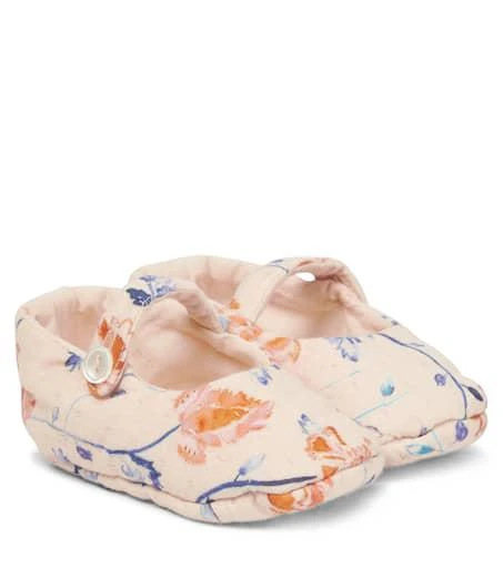 Bonpoint Baby Lilibee floral slippers