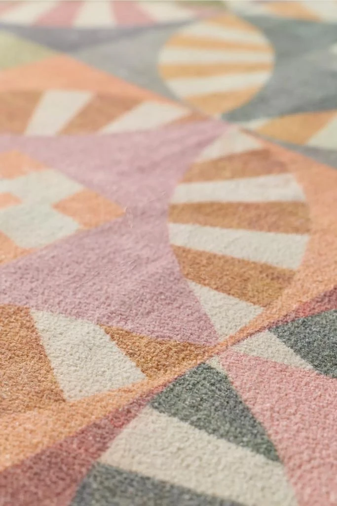 Urban Outfitters Diamond Burst Digital Printed Chenille Rug 3