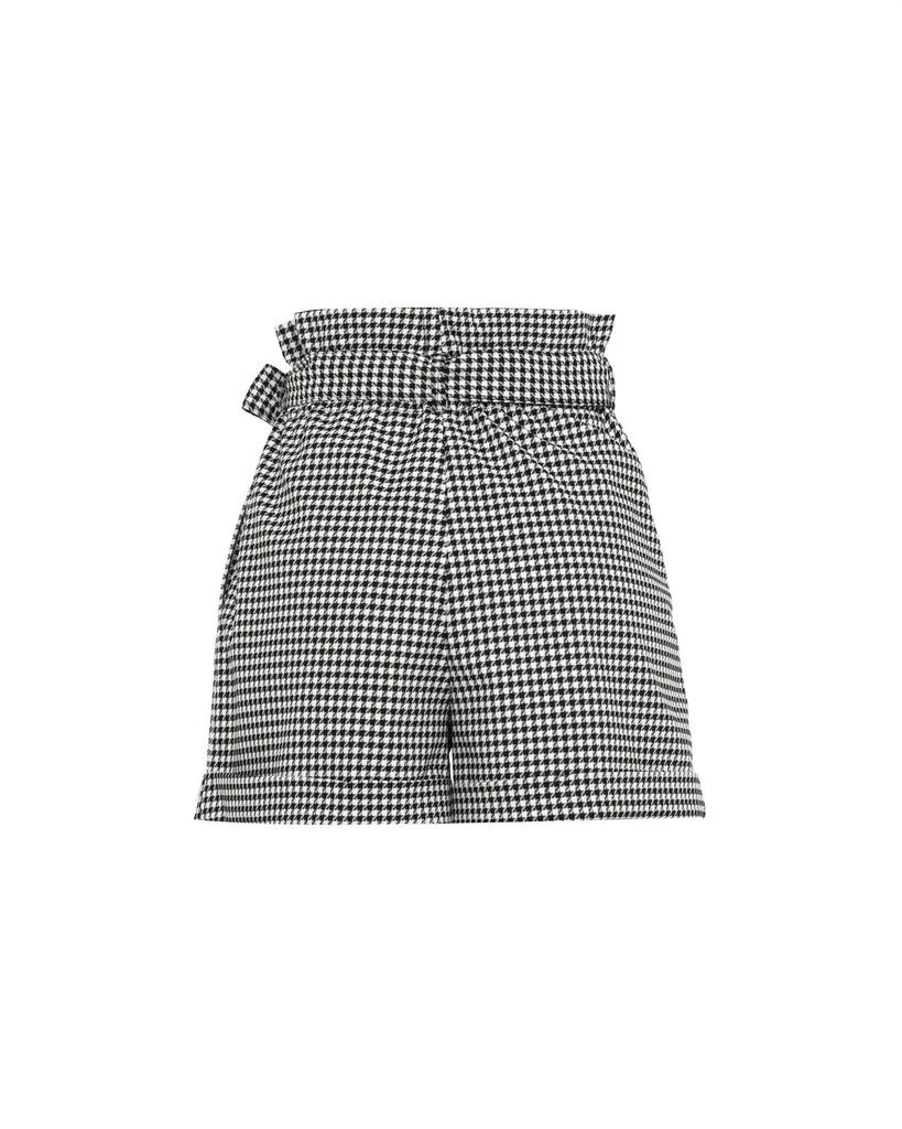 THEO the Label Theo The Label - Erato Paper Bag Houndstooth Short 6