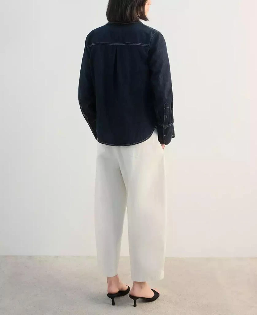 Mango Women
s Straight-Fit Cotton Pants 5