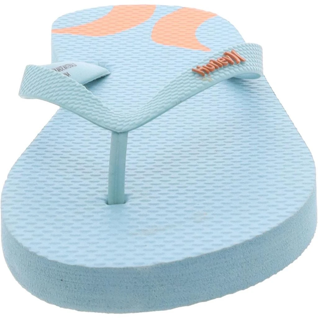 Hurley Jollie Womens Logo Rubber Flip-Flops 3