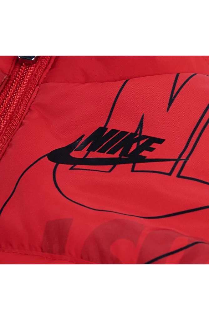 NIKE Kids
 Colorblock Puffer Vest, Logo T-Shirt 
Fleece Joggers Set 3