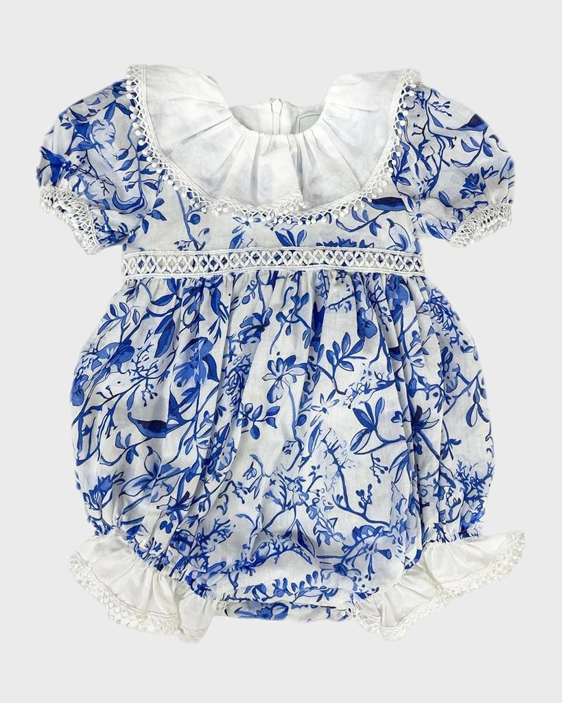 Petite Maison Kids Girl's Jaylin Floral-Print Bubble Romper, Size 3M-4 1
