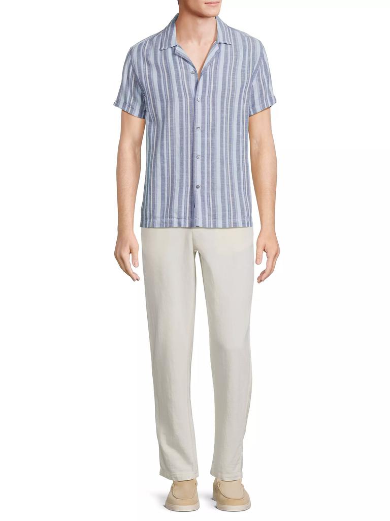 Rails Amalfi Striped Cotton Camp Shirt