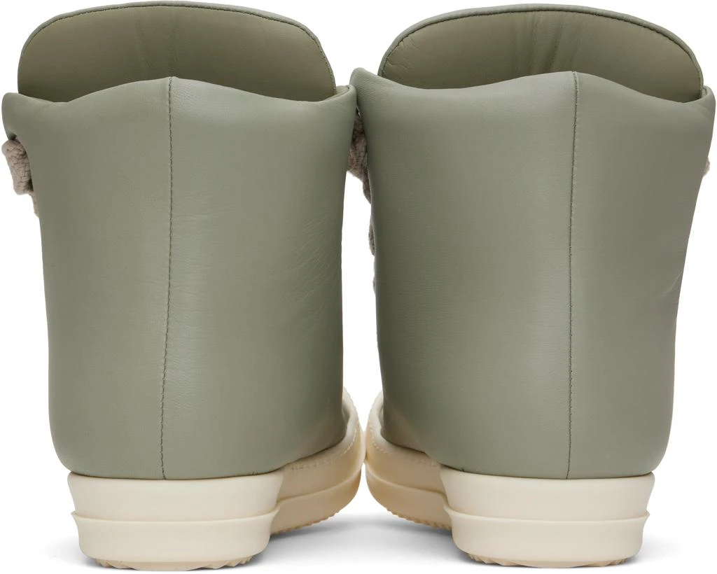 Rick Owens Green Hollywood Jumbolace Sneakers 2