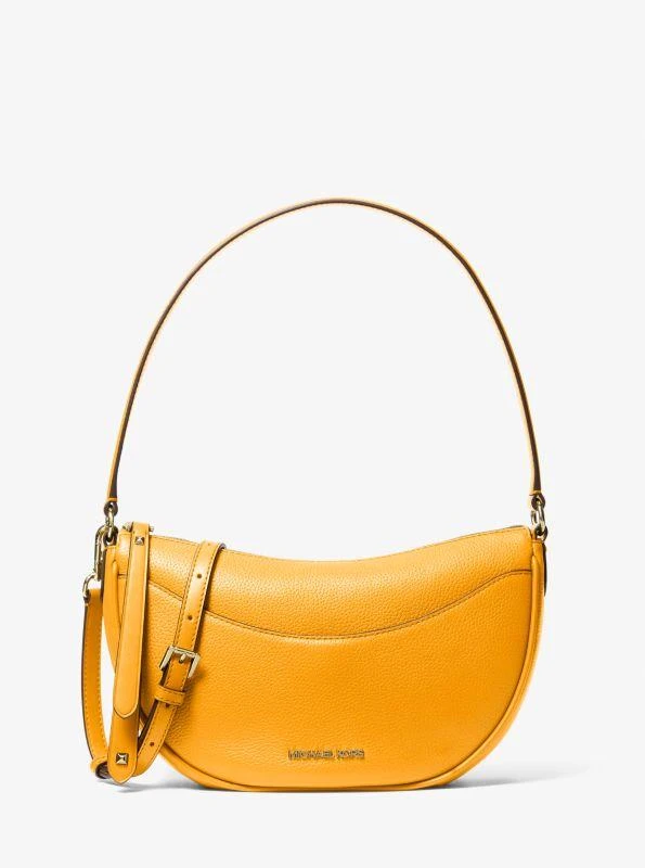 Michael Kors Dover Medium Pebbled Leather Crossbody Bag 1