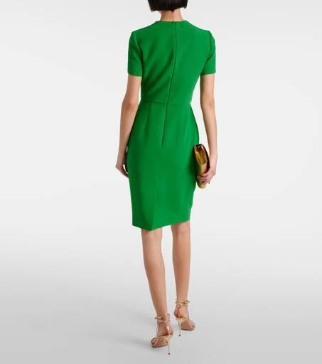 Elie Saab Gathered cady midi dress - Dresses & Skirts - Free Shipping -  BeyondStyle
