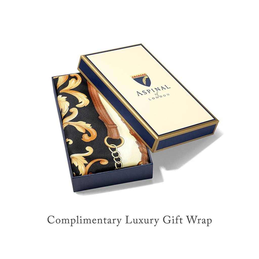 Aspinal of London Robin silk scarf 4