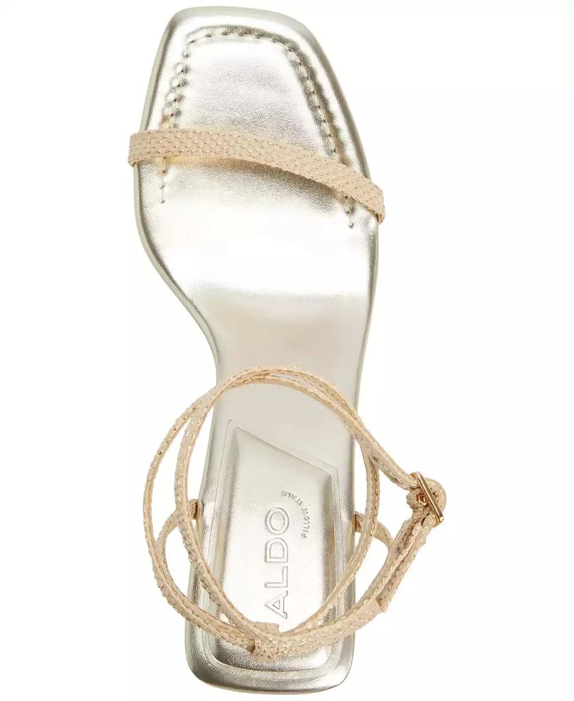 ALDO Women's Dime Strappy Square-Toe Dress Sandals 4