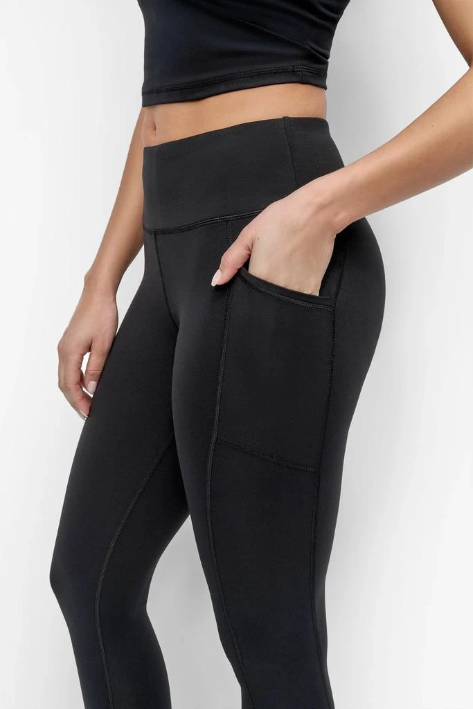 DKNY LOGO-EMBELLISHED 7/8-LENGTH LEGGING 5
