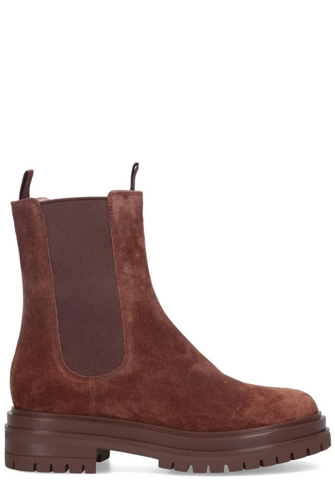 Gianvito Rossi Gianvito Rossi Chester Round Toe Ankle Boots from Cettire