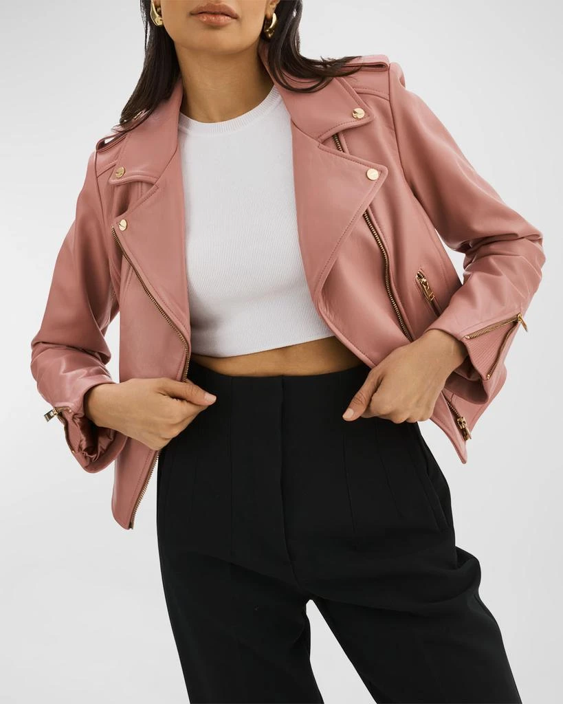 LaMarque Donna Leather Biker Jacket 5