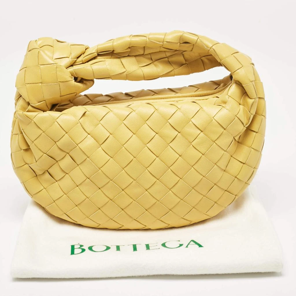 Bottega Veneta Bottega Veneta Yellow Intrecciato Leather Mini BV Jodie Bag 11