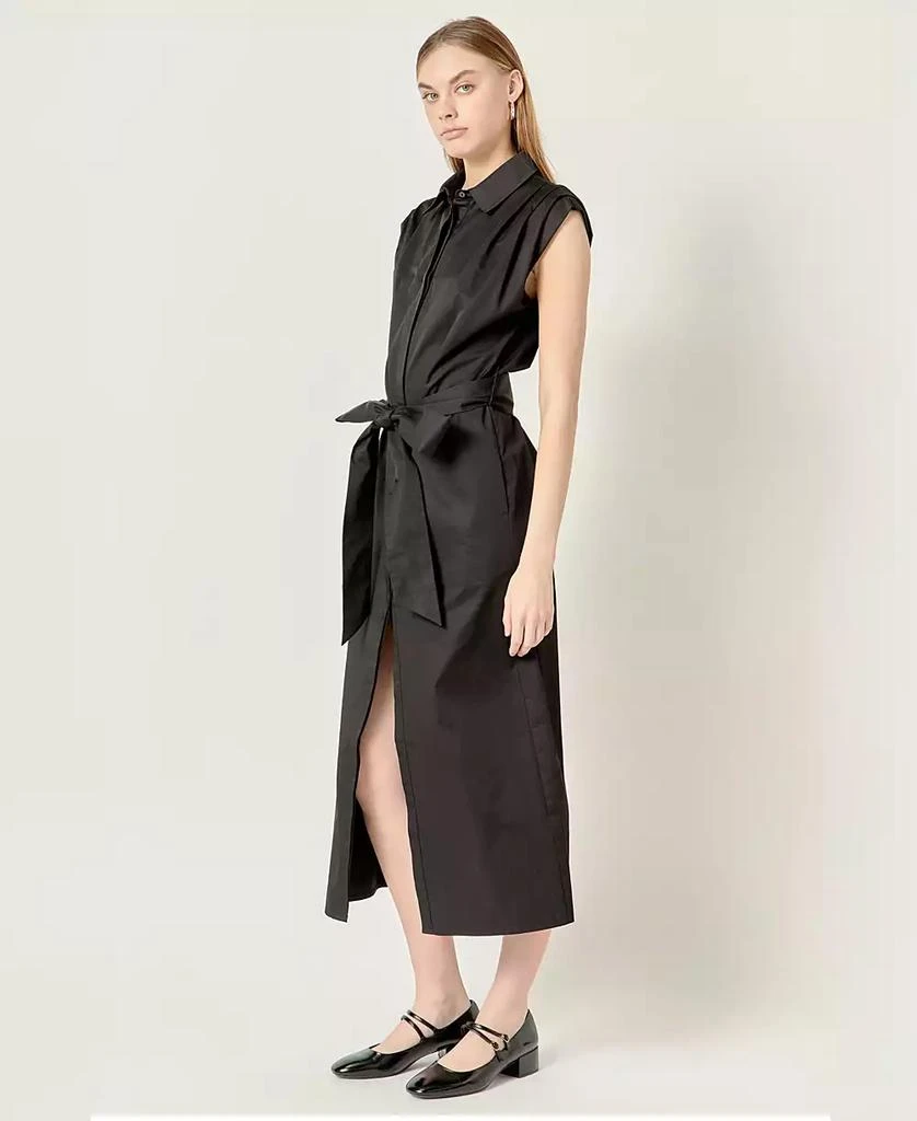 English Factory Women's Cotton Collared Button Dress 4