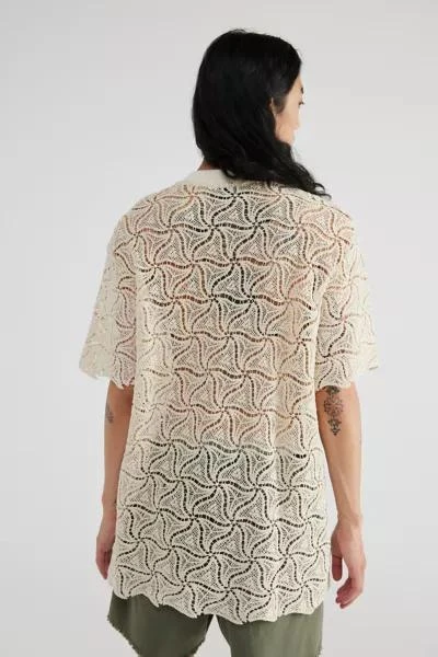 David Catalán David Catalán Crochet Lace Tee 2