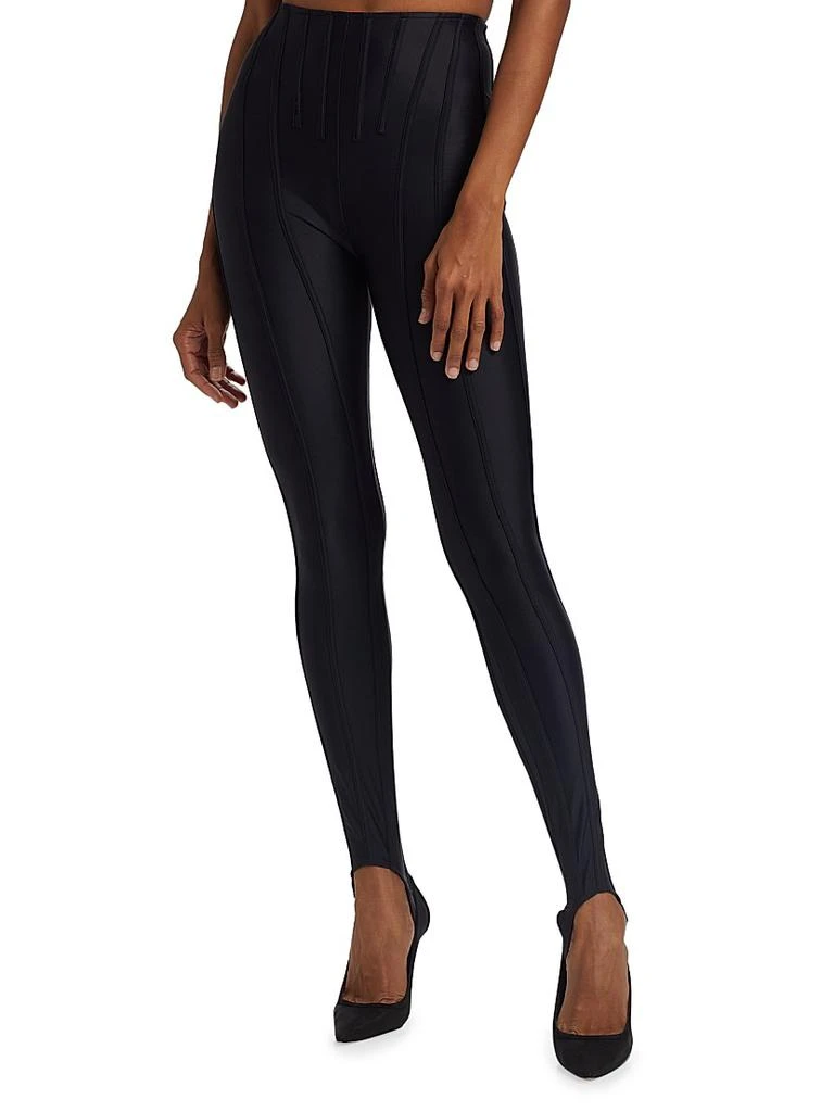 Mugler Stirrup Sport Stretch Pants 3