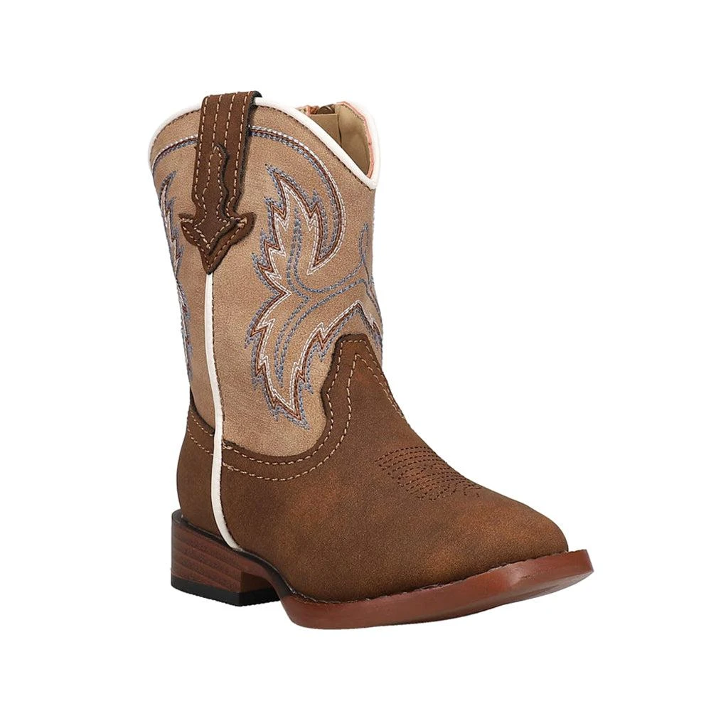 Roper Eastwood Square Toe Cowboy Boots (Toddler) 2