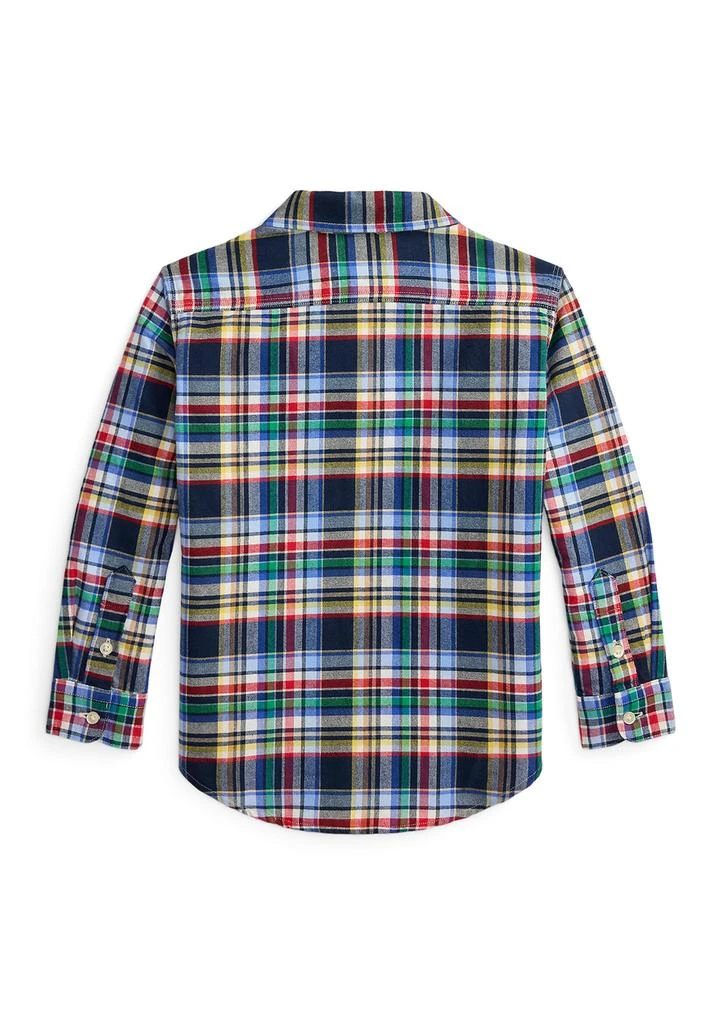 Ralph Lauren Boys 2-7 Plaid Brushed Cotton Oxford Work shirt 2