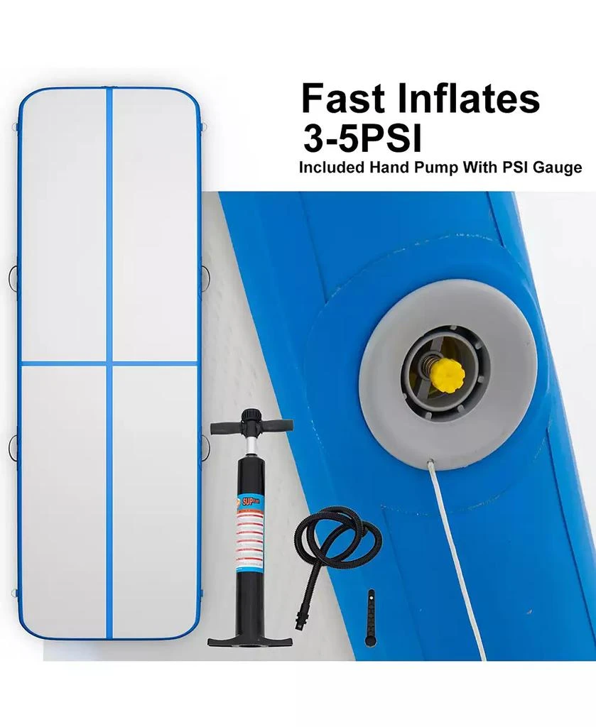 Costway 1 PCS 10' Inflatable Gymnastics Mat Floor Mats 7
