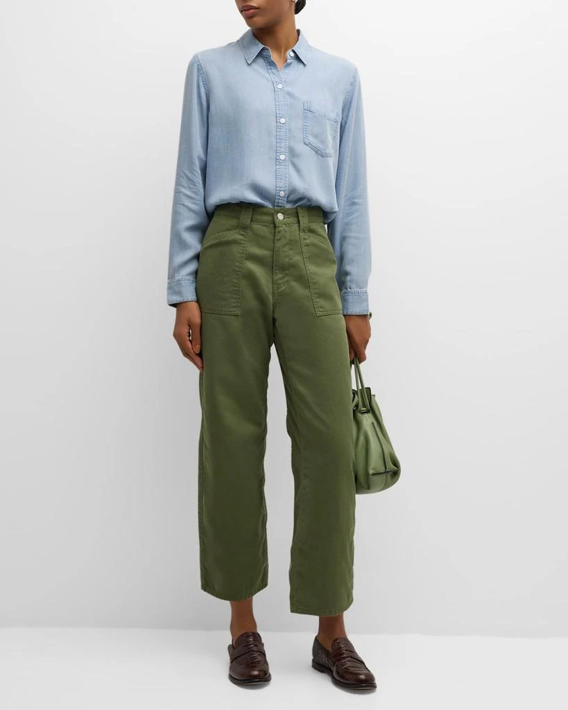 MOUSSY VINTAGE Tudor Cropped Cargo Pants 3